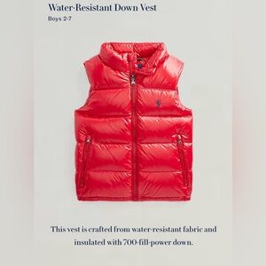 Polo by Ralph Lauren Vibrant Red Vest